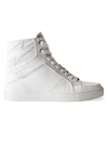 ZADIG & VOLTAIRE WOMEN'S HIGH FLASH LEATHER SNEAKERS