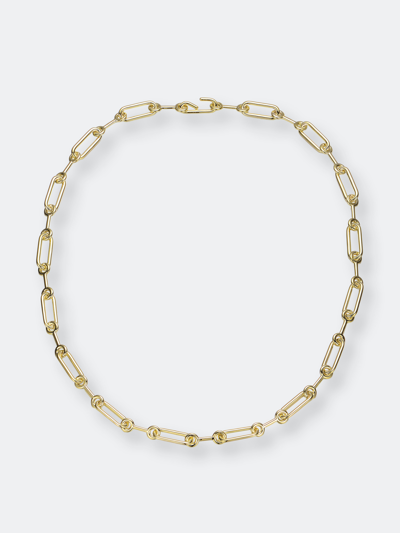 Rachel Glauber 14k Gold Plated Chain Necklace