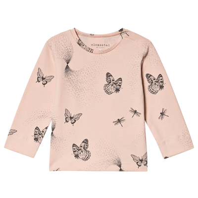 Fixoni Kids' Butterfly Top Cameo Rose In Pink