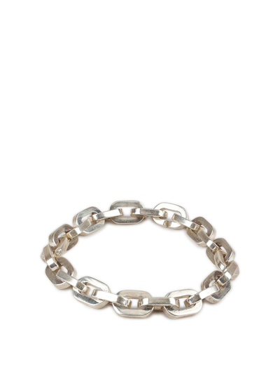 M Cohen Sterling Silver Small Oval Link Bracelet