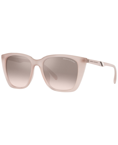 Ax Armani Exchange Women's Sunglasses, Ax4116su 53 In Shiny Opaline Pink