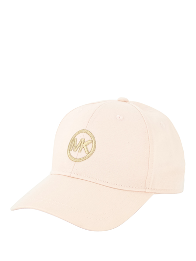 Michael Kors Kids' Embroidered-logo Baseball Cap In Rosa