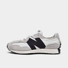 New Balance Big Boys Casual Sneakers From Finish Line In Silver Birch/black