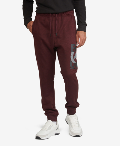 Ecko Unltd Men's Big And Tall Over And Under Joggers In Red