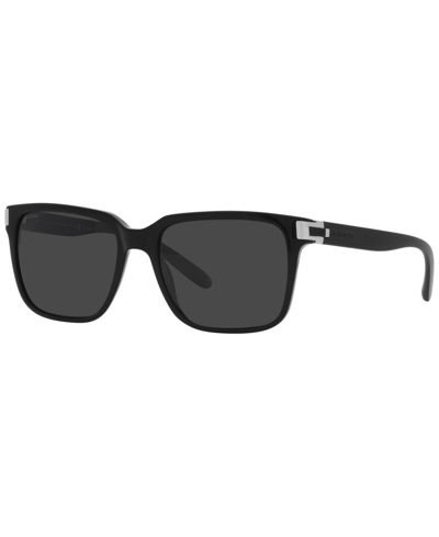 Bvlgari Men's Polarized Sunglasses, Bv7036 56 In Black