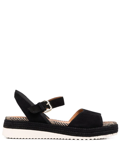 Geox Eolie Flatform Sandals In Schwarz