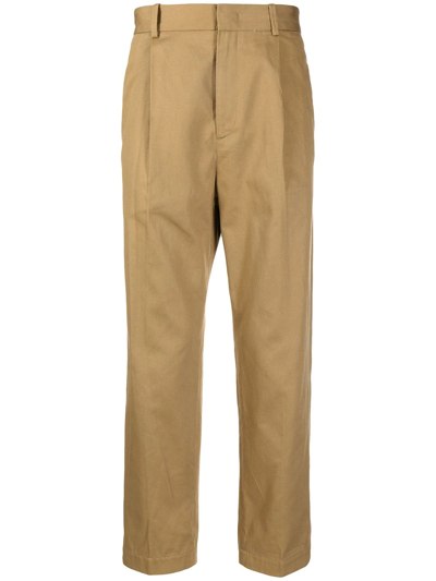 Isabel Marant Tailored-cut Cropped Trousers In Brown
