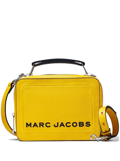 Marc Jacobs The Textured Box 23 Top-handle Bag In Yellow