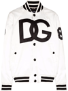 DOLCE & GABBANA DG SATIN VARSITY JACKET