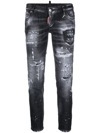 DSQUARED2 JENNIFER CROPPED SKINNY JEANS