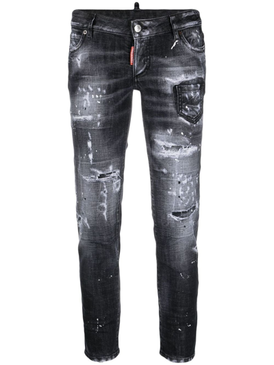 Dsquared2 Jennifer Fit Jeans In Black