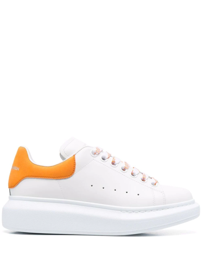 Alexander Mcqueen Oversized Sole Low-top Sneakers In White