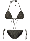 ZADIG & VOLTAIRE ALL-OVER GRAPHIC PRINT BIKINI