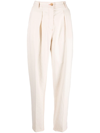 FORTE FORTE HIGH-WAISTED PLEAT-FRONT TROUSERS