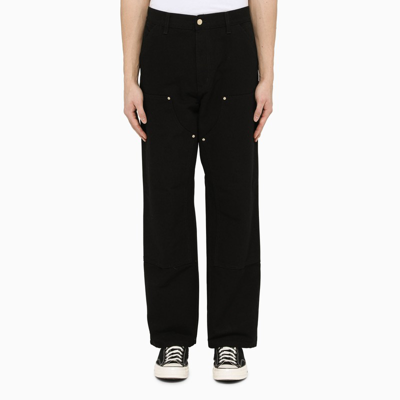 Carhartt Black Baggy-loose Trousers