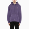Carhartt Chest Logo-patch Detail Hoodie In Purple