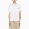 CARHARTT WHITE T-SHIRT WITH LOGO