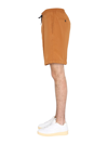 Pt Torino Regular Fit Bermuda In Orange