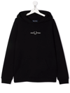 FRED PERRY TEEN EMBROIDERED-LOGO HOODIE