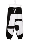 Dsquared2 Nº 5 Print Trousers In Black
