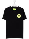 Barrow Teen Logo-print Cotton T-shirt In Black