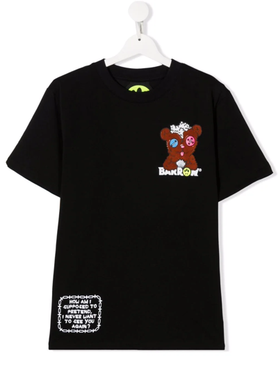 Barrow Teen Graphic-print T-shirt In Nera