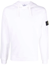 Stone Island Cotton Hoodie In White