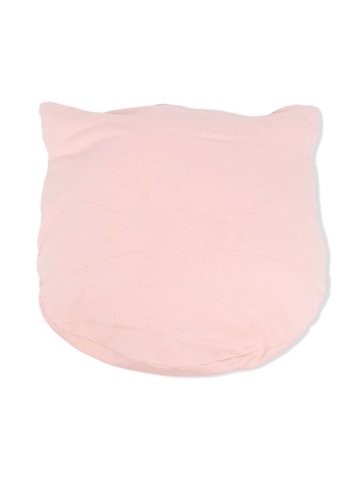 Teddy & Minou Decorative Cat Cushion In Pink