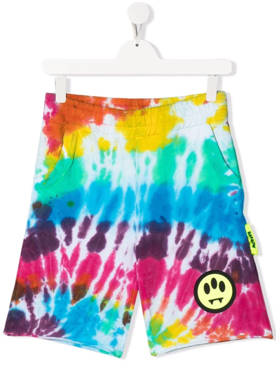 Barrow Multicolor Short For Kids With Iconic Smile In Green