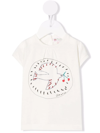 Bonpoint Baby Assia Printed Cotton T-shirt In White
