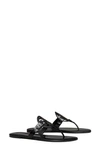 Tory Burch Miller Soft Sandal In Perfect Black Patent