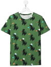 PAUL SMITH JUNIOR 恐龙图案棉质T恤