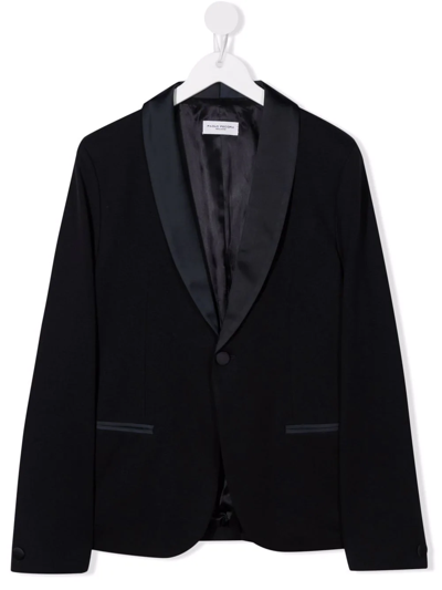 Paolo Pecora Teen Single-breasted Blazer In Blue