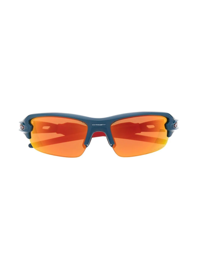 Oakley Kids' Flak Xxs Poseidon Sunglasses In Blue