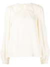 Jonathan Simkhai Louie Crinkle Cut-out Top In Neutrals