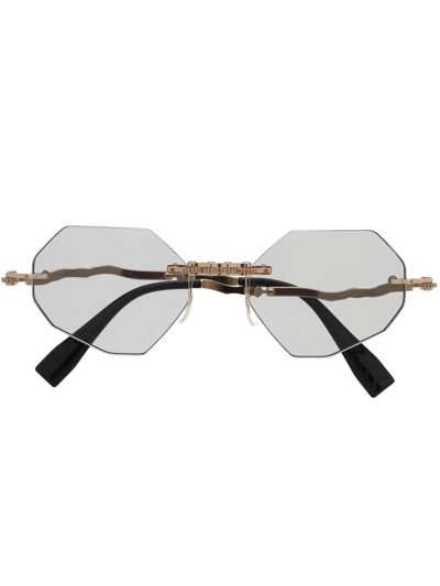 Kuboraum Geometric-frame Sunglasses In Black