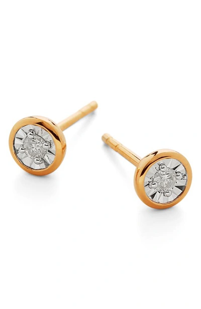 MONICA VINADER MONICA VINADER ESSENTIAL DIAMOND STUD EARRINGS