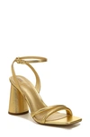 Sam Edelman Kia Ankle Strap Sandal In Dark Gold