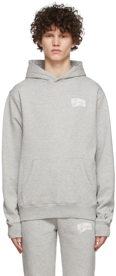 Billionaire Boys Club Logo-print Pullover Hoodie In Grey