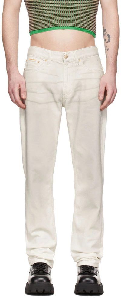 Eytys Off-white Cypress Jeans In Tattered White