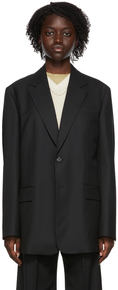 Filippa K Black Davina Blazer In Black 1433 | ModeSens