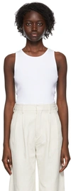 Filippa K White Organic Cotton Tank Top