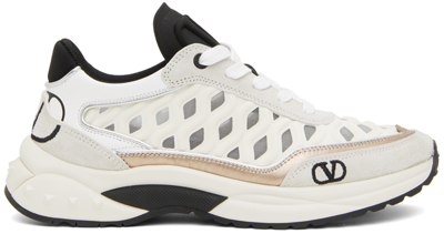 Valentino Garavani Off-white Ready Go Runner Low Trainers In S19 Ovory