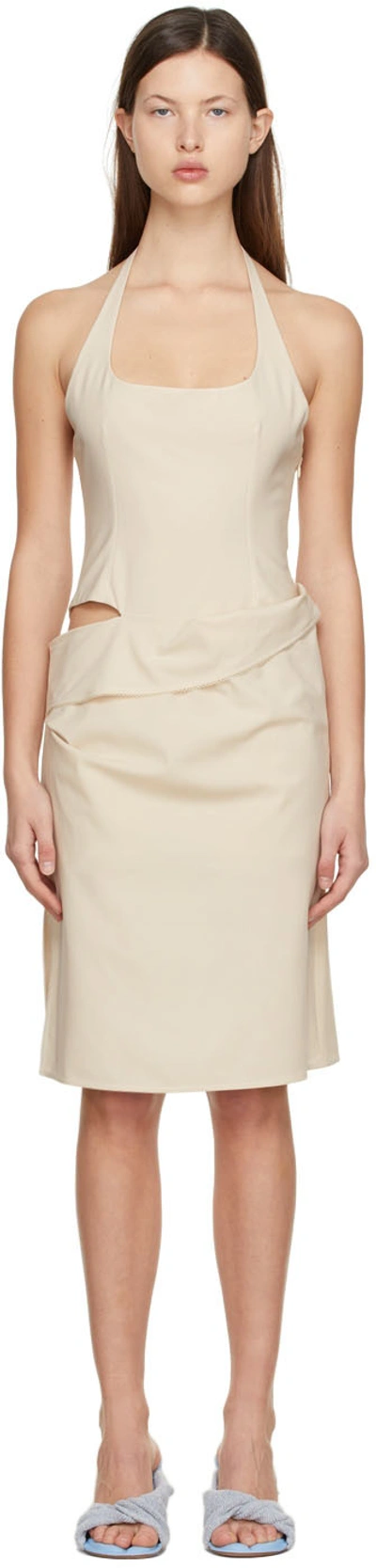 Jacquemus Short Dresses In Beige