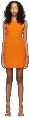 JACQUEMUS ORANGE 'LA ROBE SORBETTO' MINI DRESS