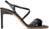 Jacquemus Square-toe Padded Strappy Sandals In Nero