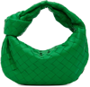Bottega Veneta Green Mini Jodie Bag In 3722 Parakeet Gold