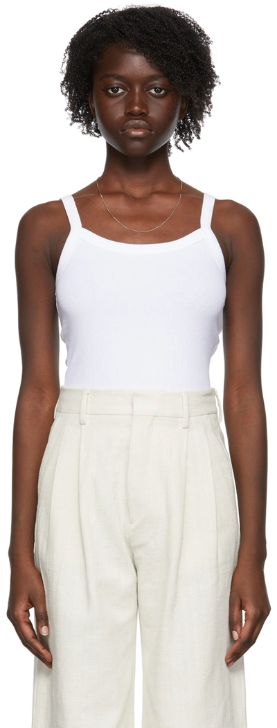 Filippa K White Organic Cotton Tank Top