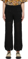 Soulland Black Muse Trousers In Black