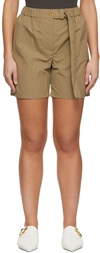 Aeron Dahl - Bermudas With A Button In Light Khaki